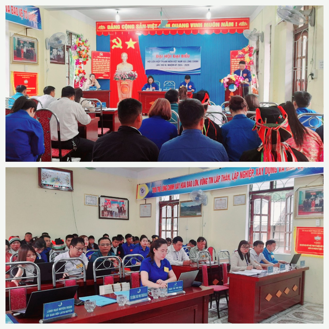 Hội Liên hiệp thanh niên xã Lũng Chinh tổ chức Đại hội lần thứ VI khóa 2024-2029
